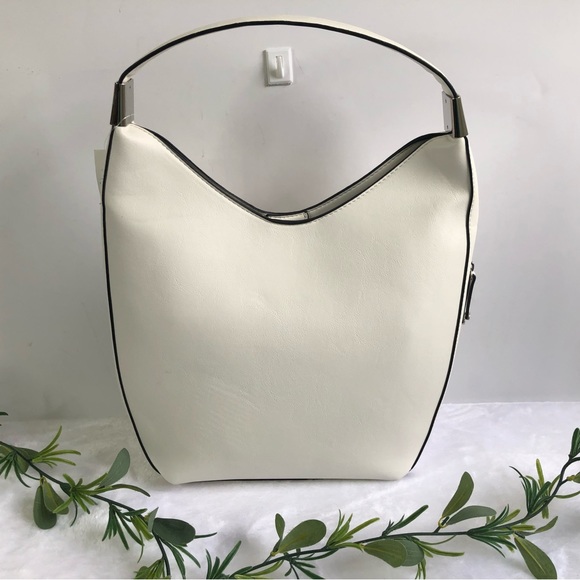 Alfani Bangle Hobo Bag, White, NWT - Picture 2 of 9